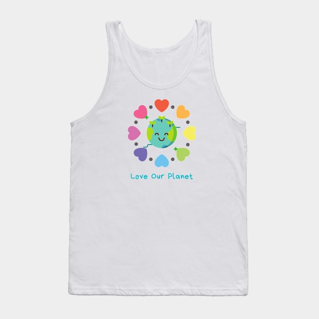 Love our Planet Tank Top by Mission Bear